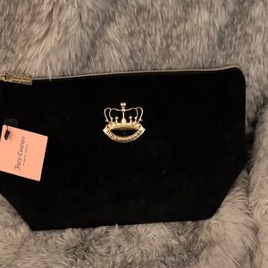 Juicy Couture Black Velvet Clutch